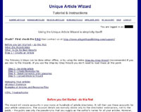 article submission, article wizard, post articles, submit articles, publish